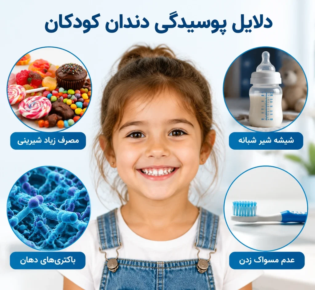 پوسیدگی دندان کودک