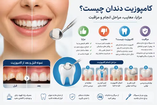 کامپوزیت دندان چیست؟ هر آنچه باید قبل از انجام کامپوزیت بدانید