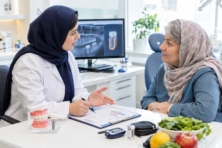 ایمپلنت دندان برای سالمندان مبتلا به دیابت