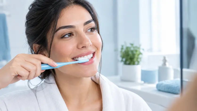 ماندگاری لمینت دندان چقدر است؟ ۷ راه افزایش طول عمر لمینت 3 رعایت بهداشت دهان برای افزایش ماندگاری لمینت دندان